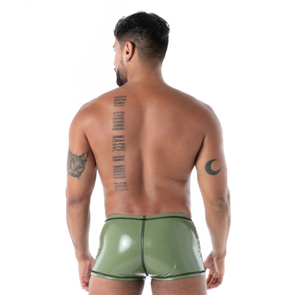 Boxer Latex Seconde Peau Kaki
