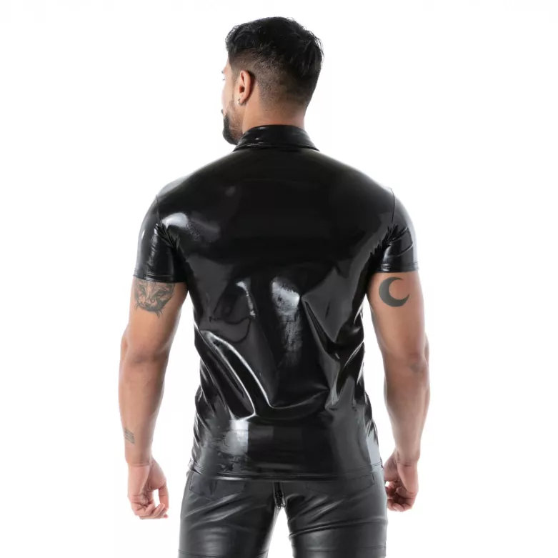 Polo Latex Second Skin Black