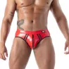Bottomless Brief Latex Second Skin Red