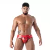Slip Ouvert en Latex Seconde Peau Rouge