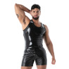 Tank Top Latex Second Skin Black for men