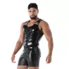 Débardeur Latex Seconde Peau Noir