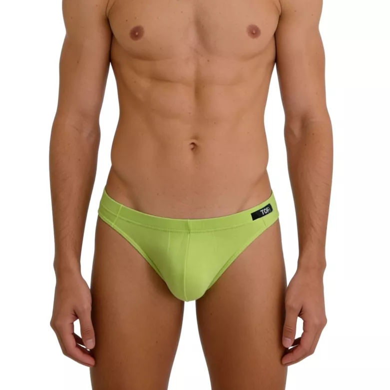 Bikini Mood Lime Green zoom from the front