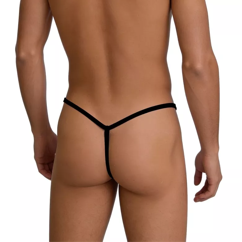 mini string mood marron zoomer de dos