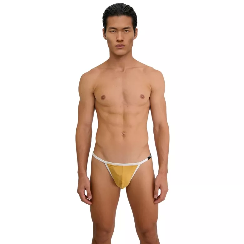 mini thong mood yellow from front