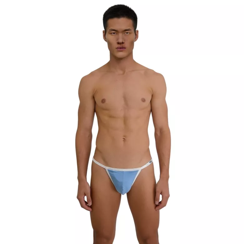 mini thong mood baby blue from front