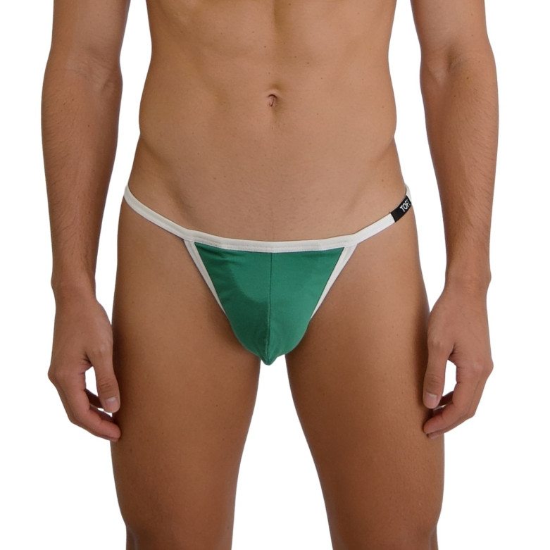 Mood Green Mini Thong for Men – Made in France | TOF Paris
