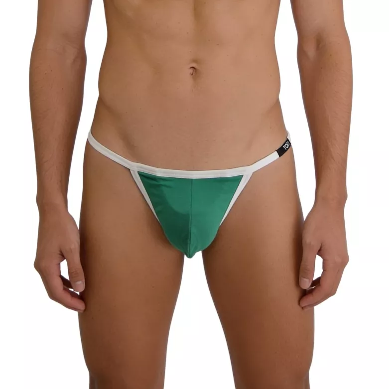 Mood Green Mini Thong for Men – Made in France | TOF Paris
