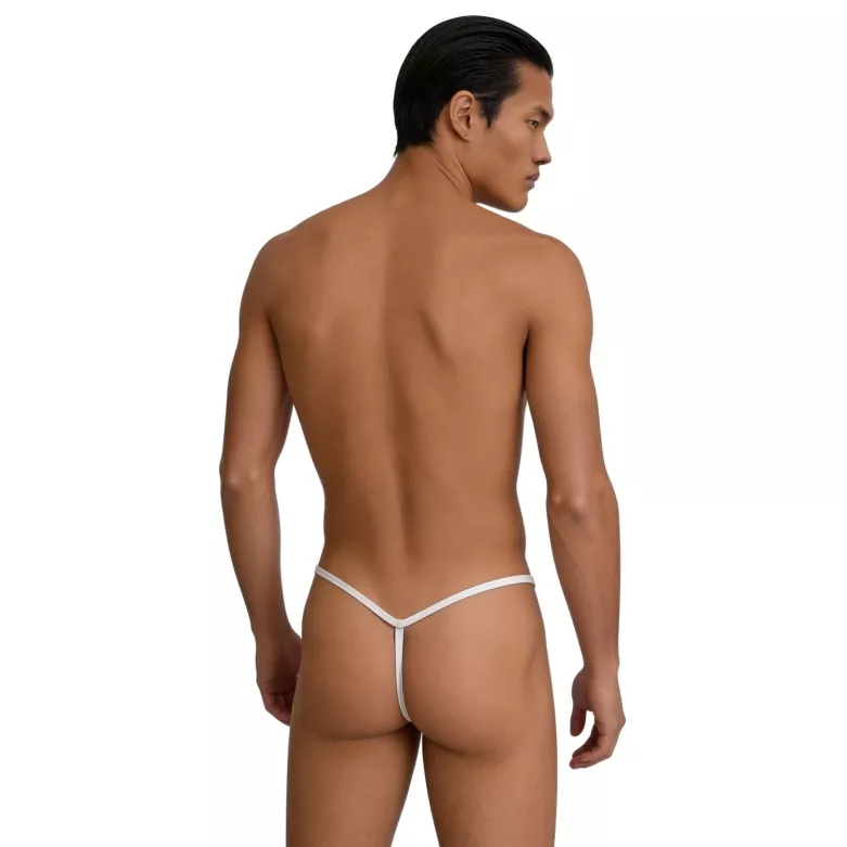 mini thong mood green from back