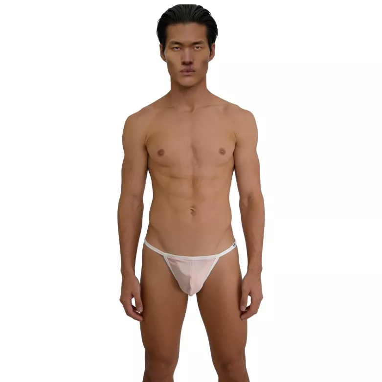 mini thong mood pink from front