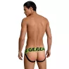 Jockstrap mood lime green from back