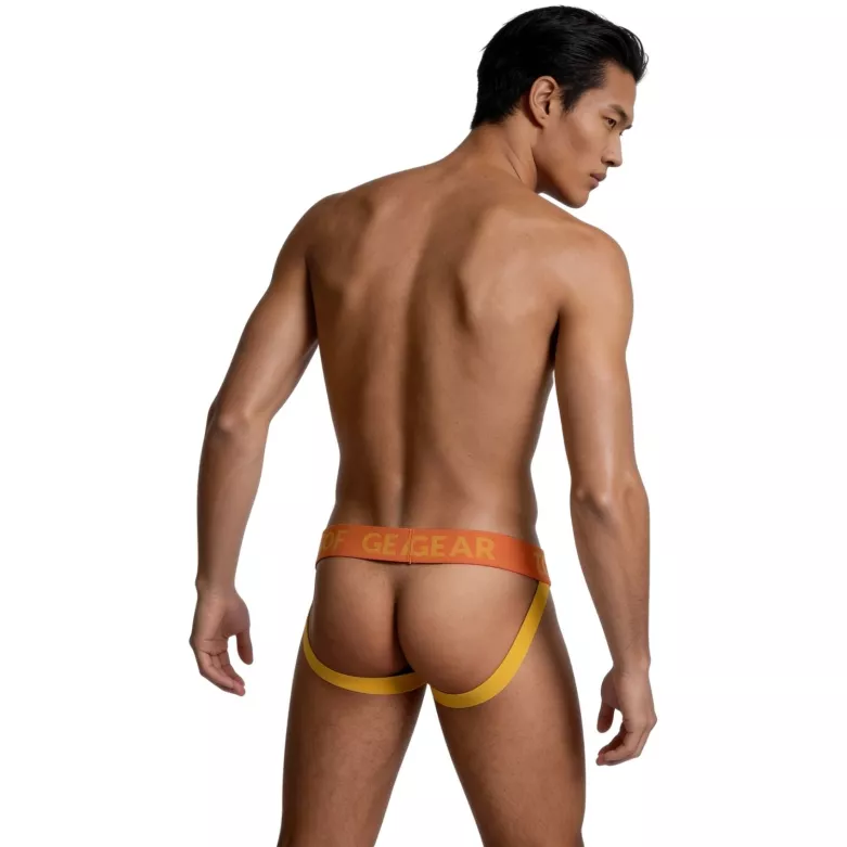Jockstrap mood jaune de dos
