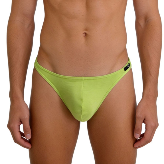 G thong mood lime green zoom from front