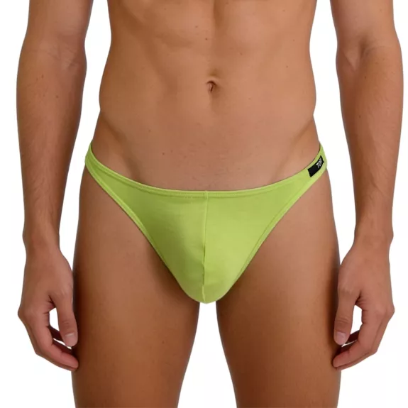 G thong mood lime green zoom from front