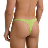 G thong mood lime green zoom from back
