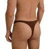 G thong mood brown zoom from back