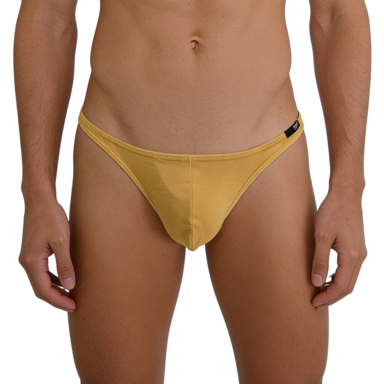 G thong mood yellow zoom from front