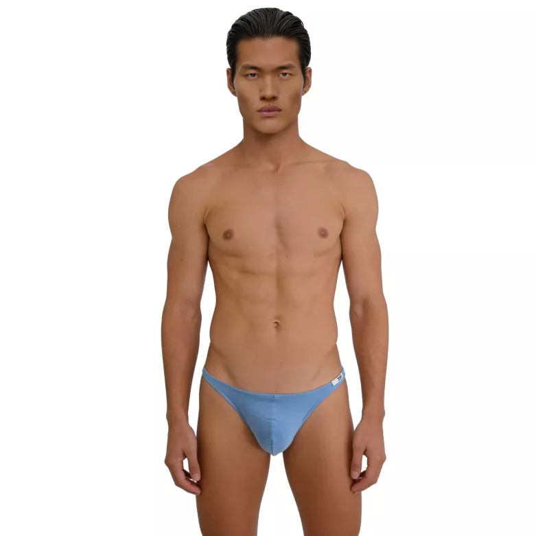 G thong mood baby blue from front