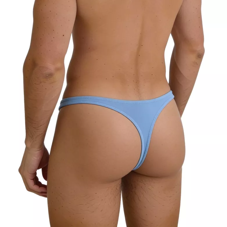 G thong mood baby blue zoom from back