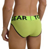 Brief mood lime green zoom from back
