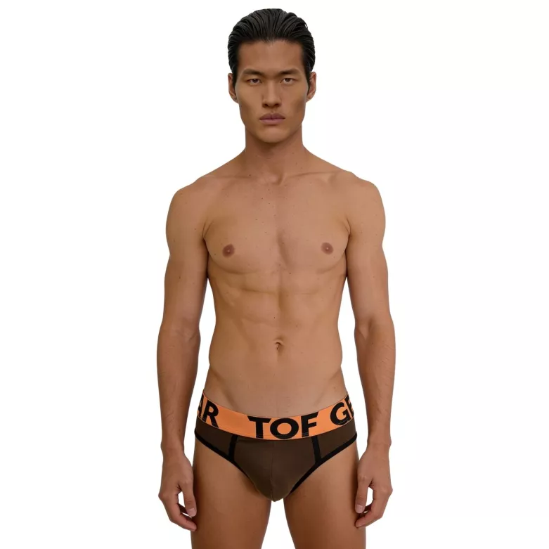 Brief mood brown from front