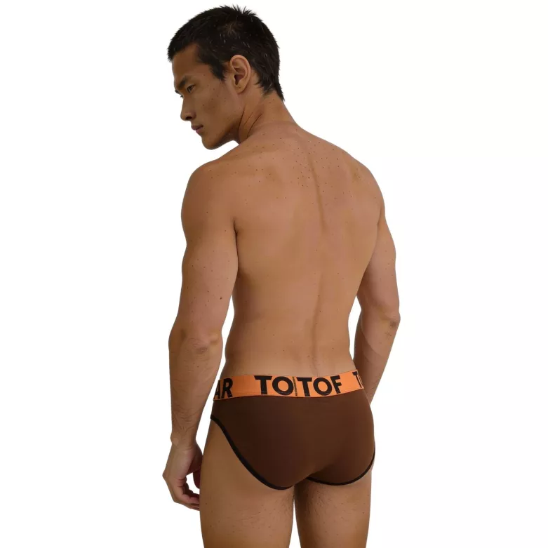 Brief Mood Brown | Underwear For Men - Made in Paris | TOF Paris