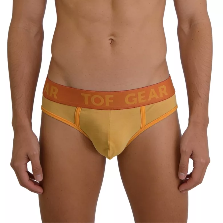 Slip mood jaune zoomer de face