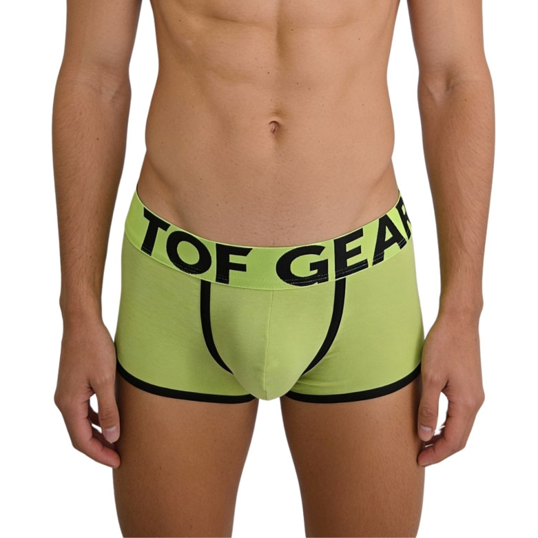 Boxer mood citron vert zoomer de face