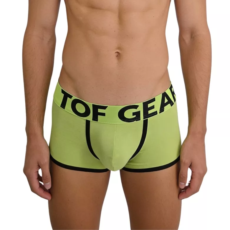 Boxer mood citron vert zoomer de face