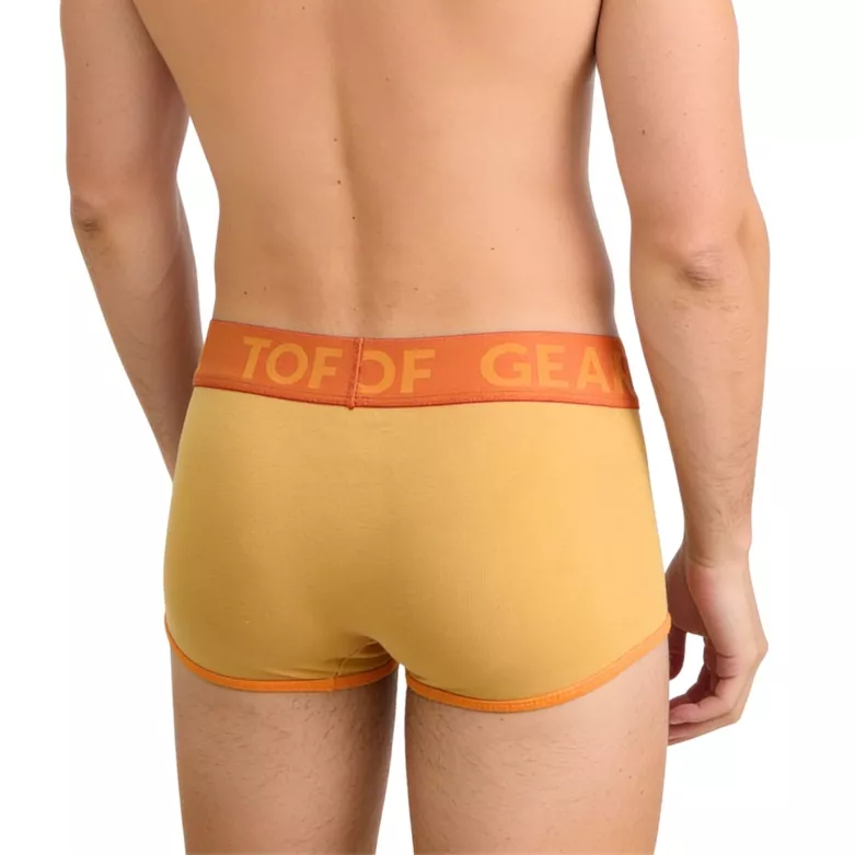 Boxer mood jaune zoomer de dos