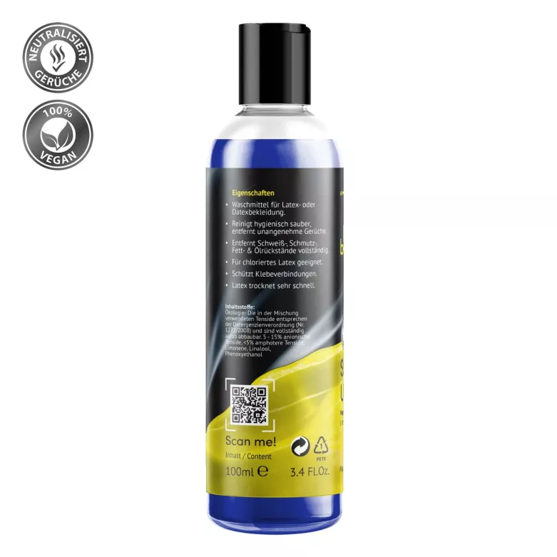 Back of the Latex Cleaner Special Wash