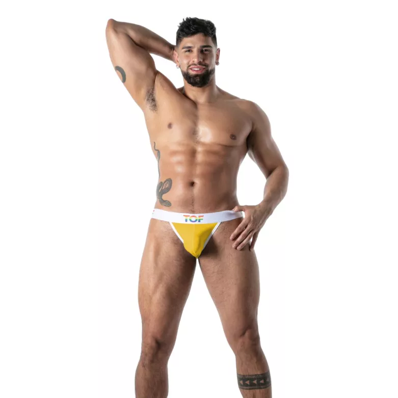 Jockstrap Pride Joyful Jaune