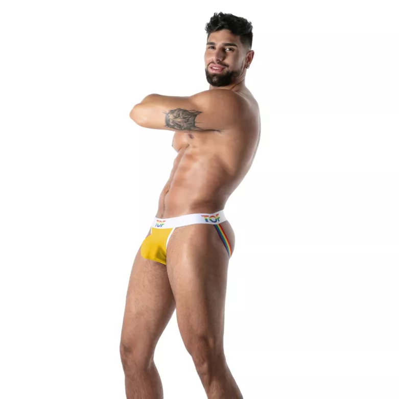 Jockstrap Pride Joyful Jaune
