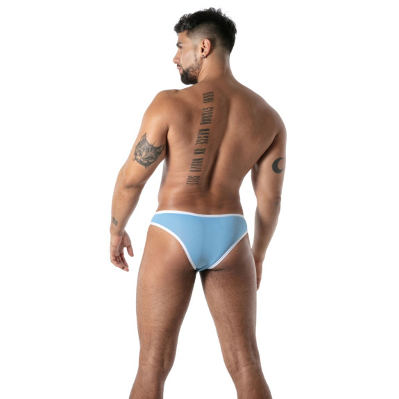 Mon Amour Microfiber MiniBrief Blue