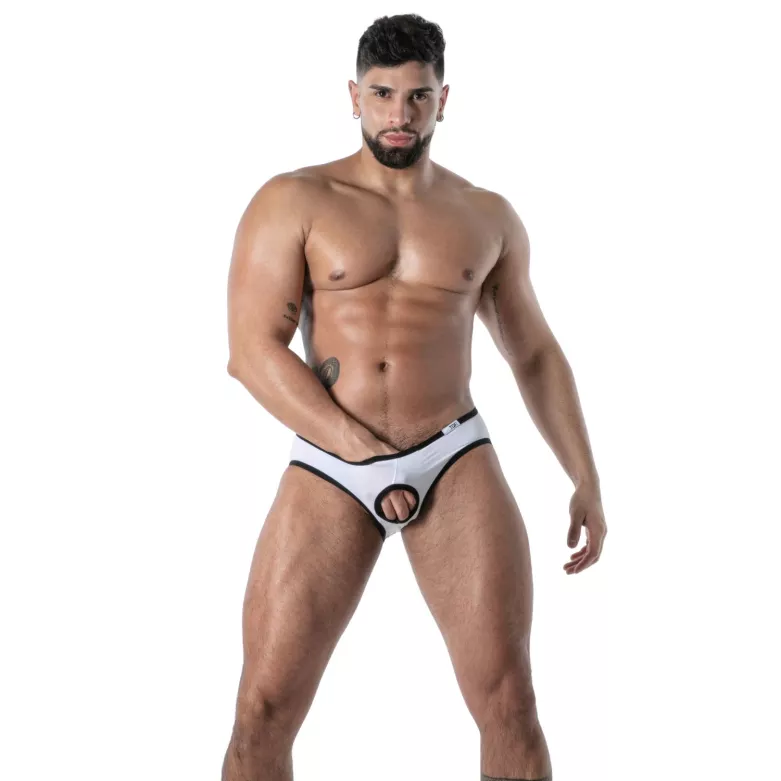 Mon Amour Microfiber Bottomless Brief | Sexy Underwear for Men | French Craftsmanship