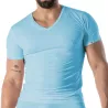T-Shirt en Microfibre Bleu Mon Amour