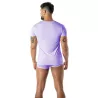 T-Shirt en Microfibre Violet Mon Amour
