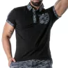 Polo Camo Noir