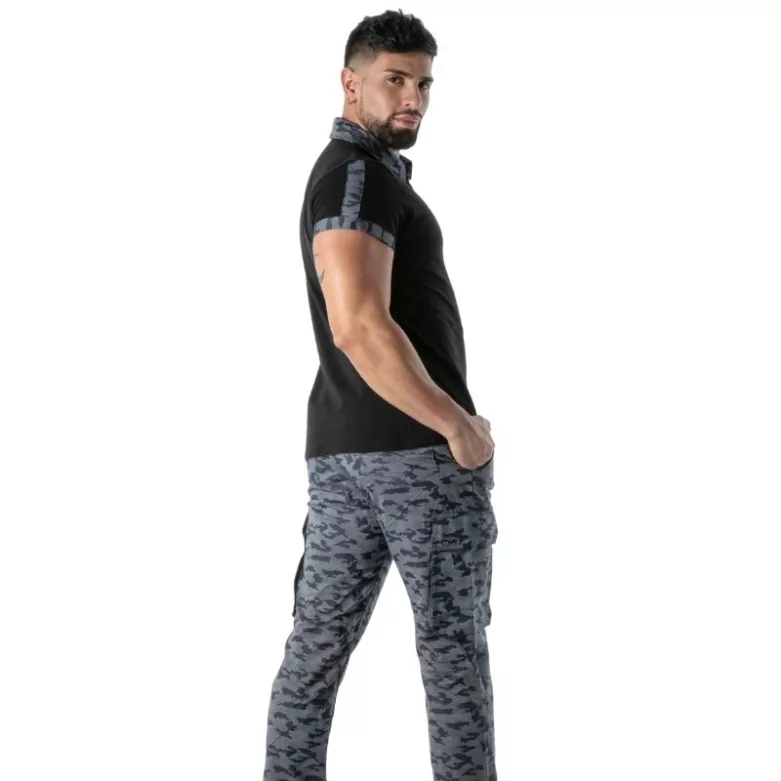 Camo Polo Black