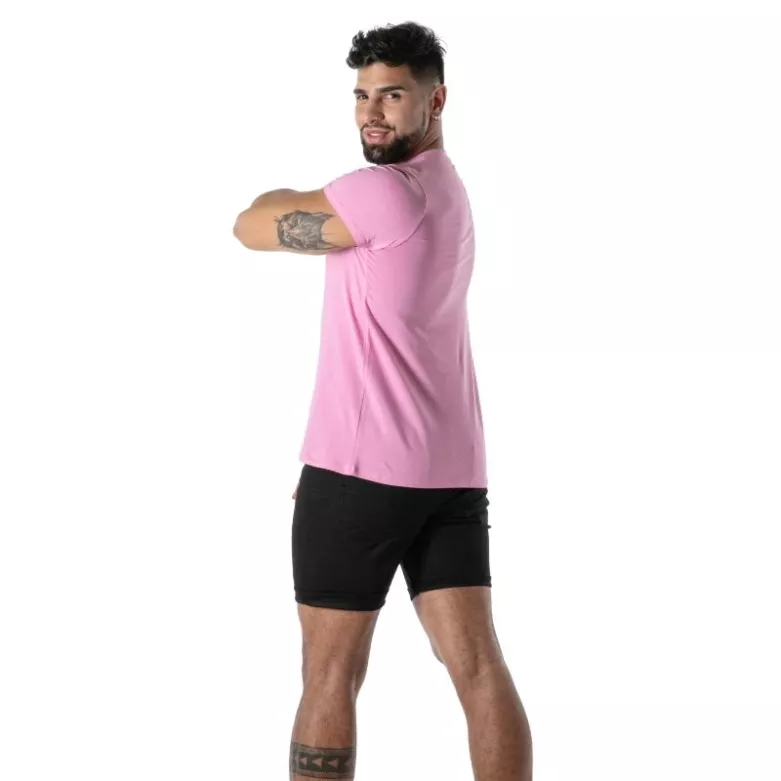 Pink V-Neck T-Shirt - Men's Casual & Fashion T-Shirts | TOF Paris