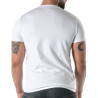 Colorful V-Neck T-Shirt in White - Men's Casual Fashion | TOF Paris