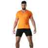 T-Shirt Coloré à Col V Orange - T-shirts homme tendance | TOF Paris