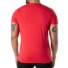 Colorful V T-shirt Red