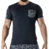 T-Shirt Camo Bleu Marine
