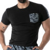 Black Camo T-Shirt - Men's Casual Fashion & Streetwear | TOF Paris