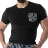 T-Shirt Camo Noir