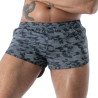Short Retro à Poches Camo Bleu - Shorts homme casual tendance | TOF Paris