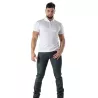 Silky Touch Cotton Polo White
