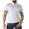 Polo coton doux blanc - Men's Casual Polo Shirt | TOF Paris