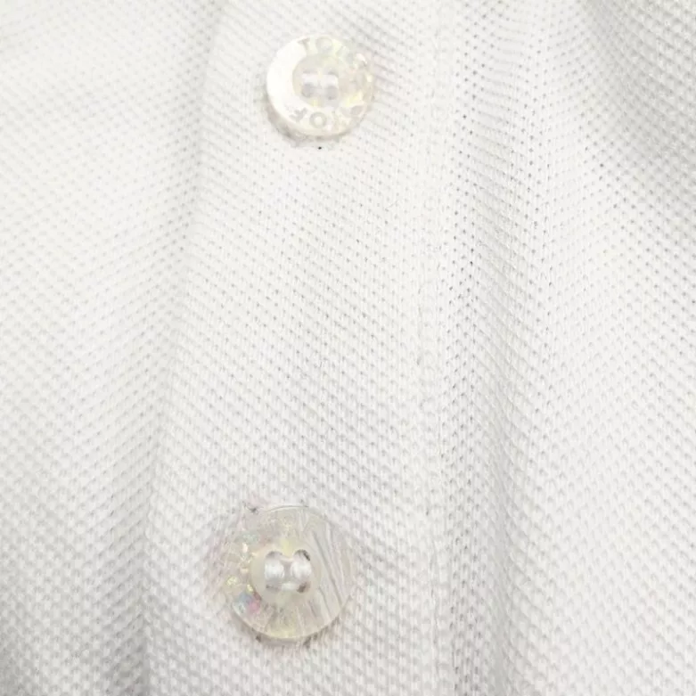 Polo coton doux blanc - Men's Casual Polo Shirt | TOF Paris